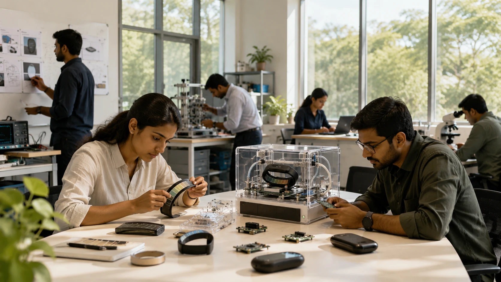 Collaborative product development in a bright lab