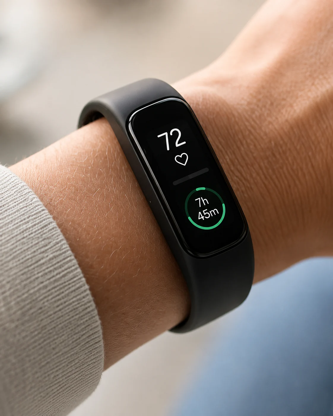 Smart health wearable on a wrist